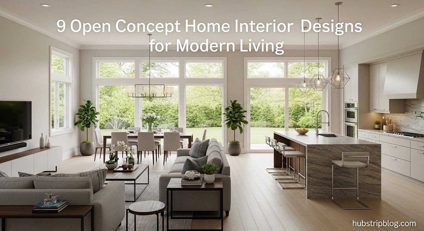 9 Luxury Open Concept Home Interior Designs for Modern Living 5 Open Concept Home Interior Designs