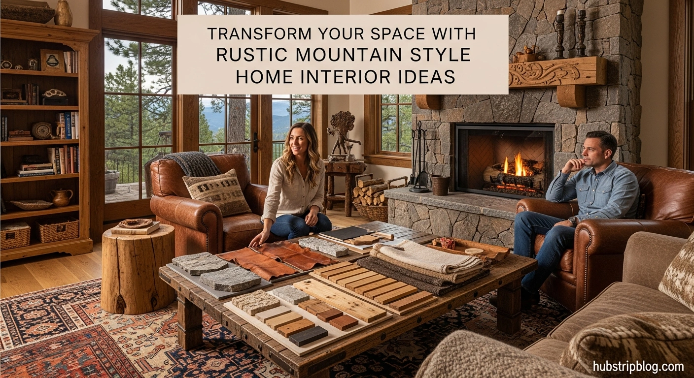 Rustic Mountain Style Home Interior Ideas