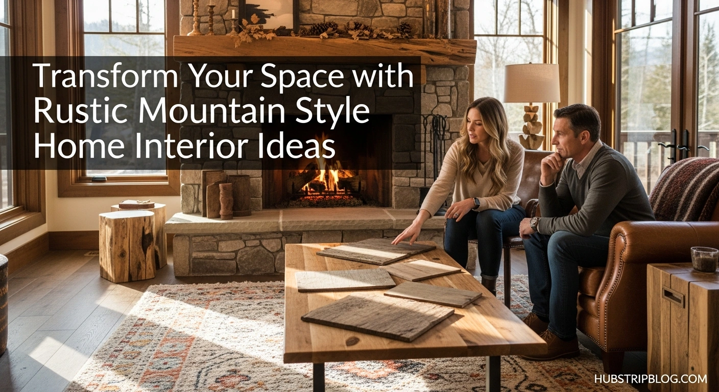 Rustic Mountain Style Home Interior Ideas