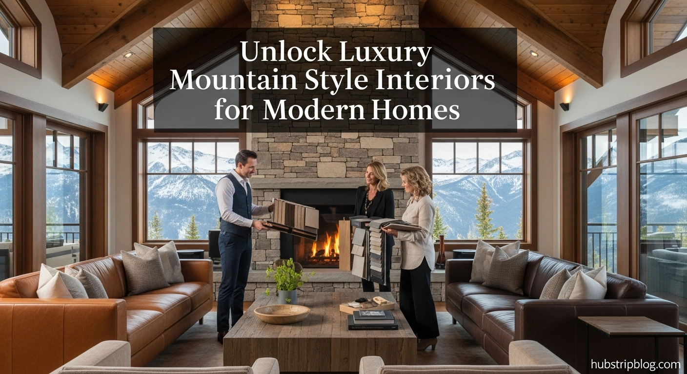 Luxury Mountain Style Interiors