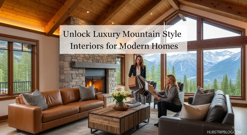 Luxury Mountain Style Interiors