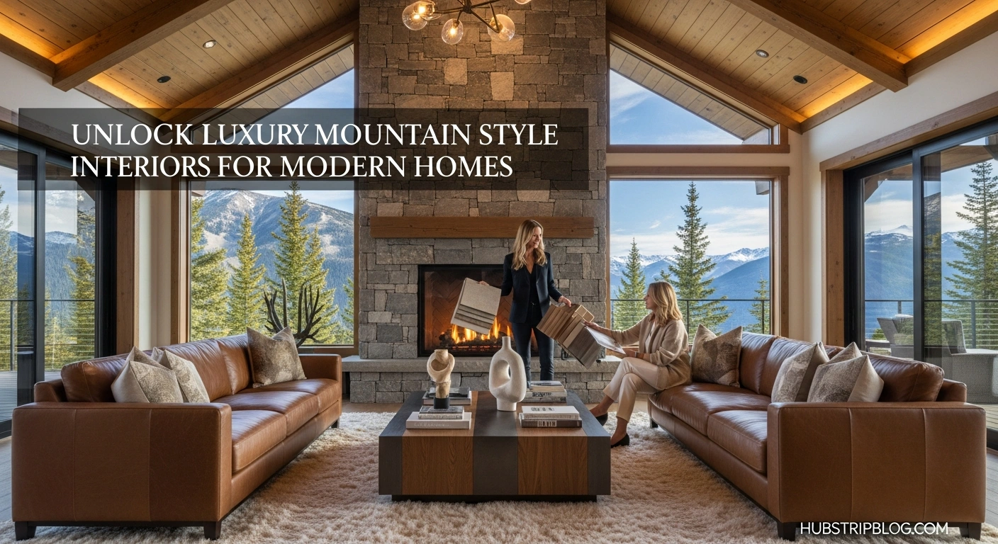 Luxury Mountain Style Interiors