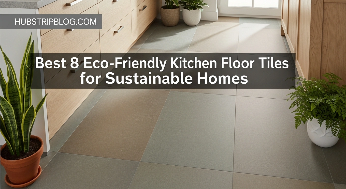 Best 8 Eco-Friendly Kitchen Floor Tiles for Sustainable Homes