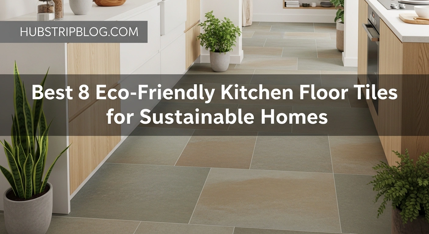 Best 8 Eco-Friendly Kitchen Floor Tiles for Sustainable Homes