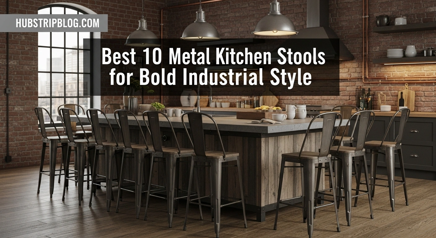Best 10 Metal Kitchen Stools for Bold Industrial Style