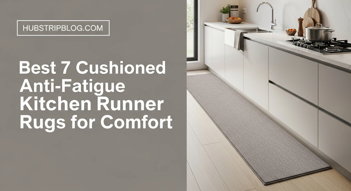 Best 7 Cushioned Anti-Fatigue Kitchen Runner Rugs for Comfort