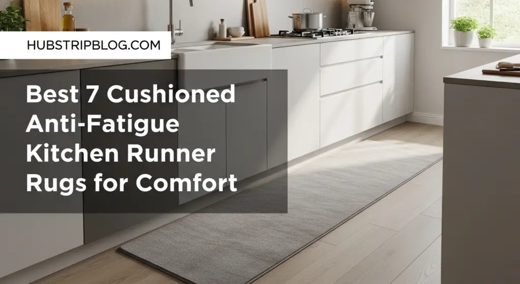 Best 7 Cushioned Anti-Fatigue Kitchen Runner Rugs for Comfort