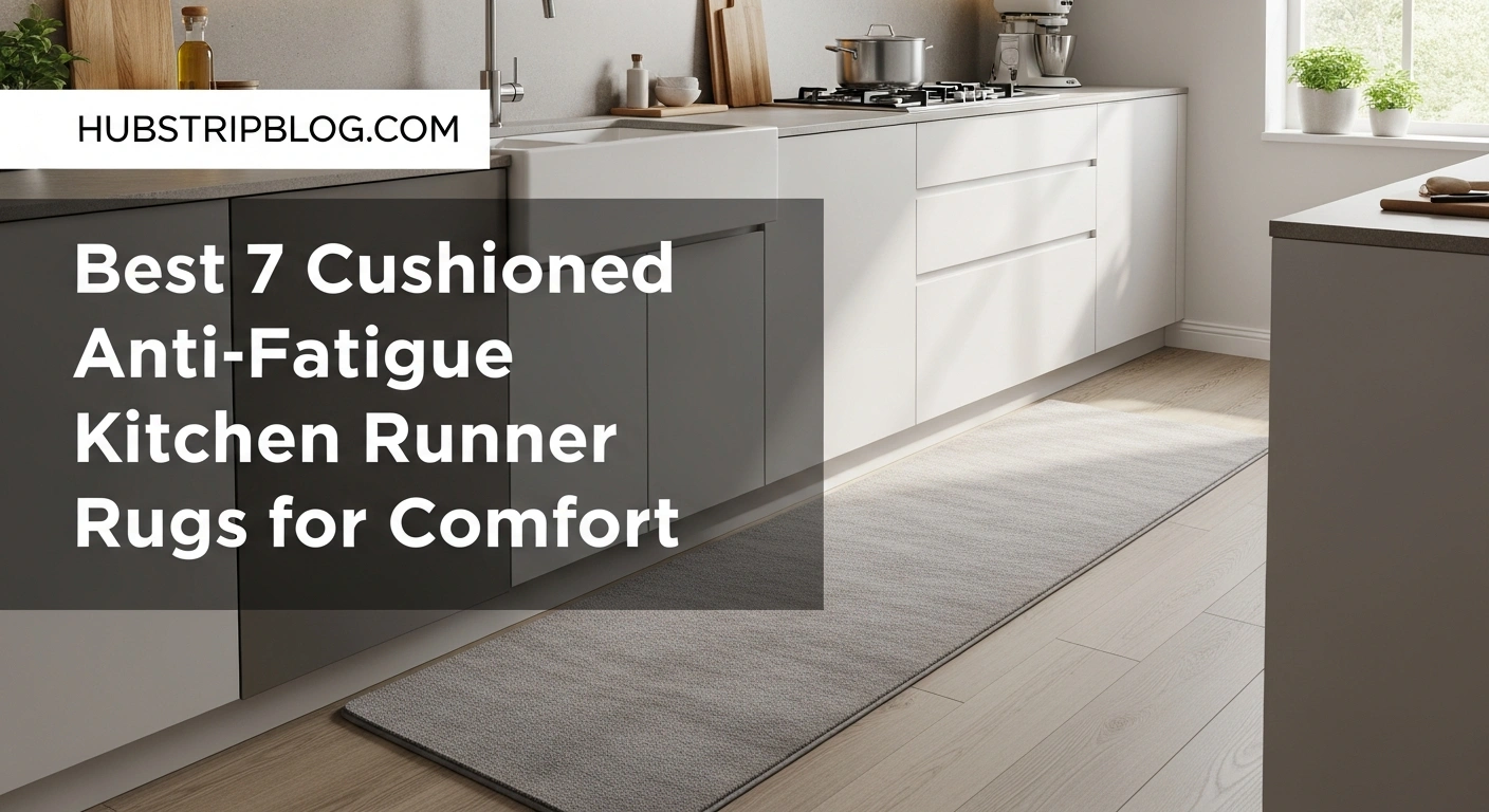 Best 7 Cushioned Anti-Fatigue Kitchen Runner Rugs for Comfort